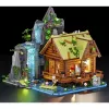 Lumibricks Waterfall Hut Bausteine-Set mit LED-Beleuchtung