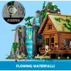Lumibricks Waterfall Hut Bausteine-Set mit LED-Beleuchtung