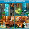 Lumibricks Waterfall Hut Bausteine-Set mit LED-Beleuchtung