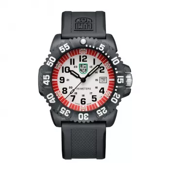 LUMINOX Atacama Field Automatic 1900 Series X2.2057 Herrenuhr 44mm schwarzes Zifferblatt schwarzes Lederarmband