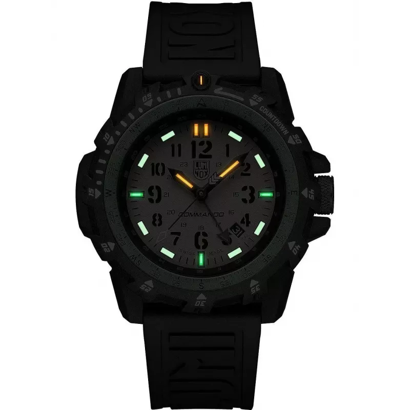 Luminox Atacama Field Day Date Herrenuhr XL.3321 45mm schwarzes Zifferblatt schwarzes Lederarmband