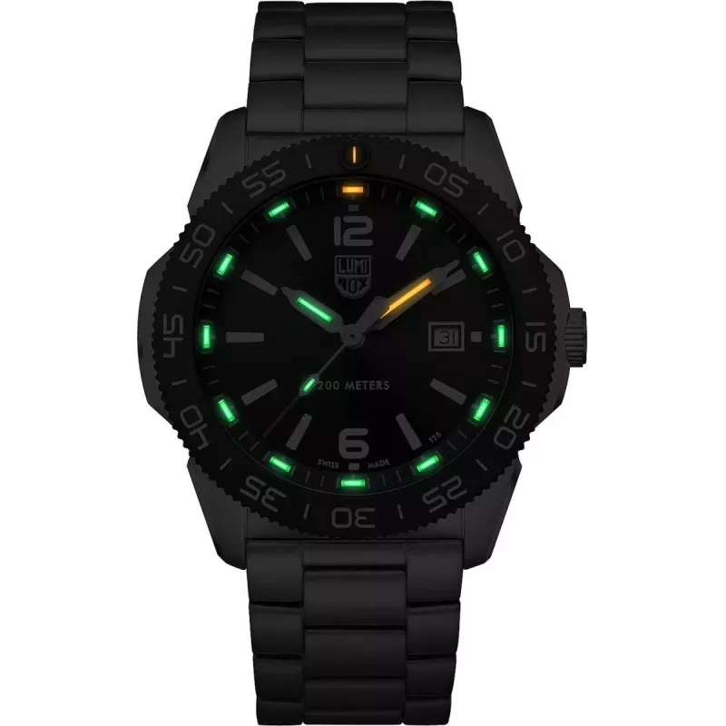 LUMINOX Herren Taucheruhr XS.3137 44mm Carbonox Swiss Quartz