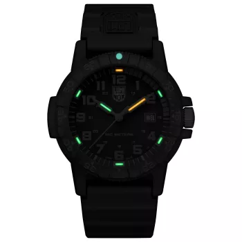 LUMINOX Herrenuhr XS.0329 44mm Swiss Quartz Carbonox Black Rubber