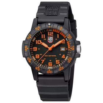 LUMINOX Herrenuhr XS.0329 44mm Swiss Quartz Carbonox Black Rubber