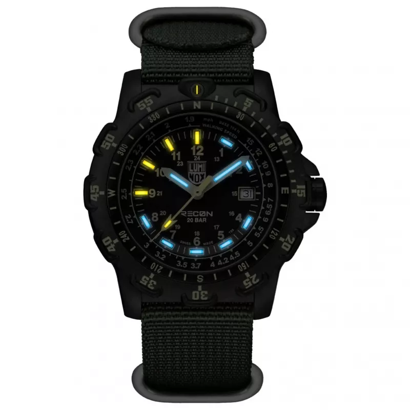 Luminox Herren XL.8826.MI Recon Nav SPC 8820 Serie 45mm Swiss Quarz Uhr