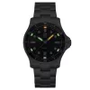 LUMINOX Herren XS.0941 Atacama Field Automatic 1940 Series Uhr 44mm schwarzes Zifferblatt Lederarmband