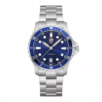 LUMINOX Herren XS.0943 44mm Swiss Automatic Edelstahl Uhr