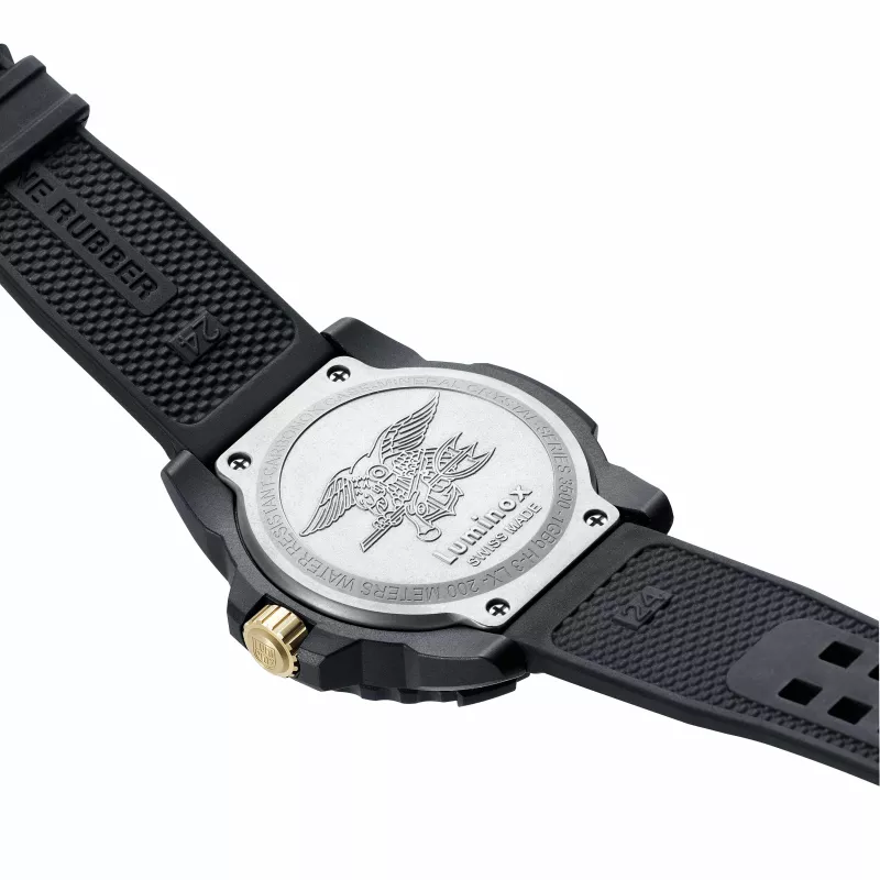 Luminox Navy SEAL 3500 Series Herrenuhr XS.3508.GOLD 45mm Swiss Quartz