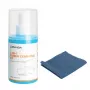 LUMIVIDA HS084912 Bildschirm-Reinigungsset – 200 ml alkoholfreies Spray, 20x20 cm Mikrofasertuch & weiche Bürste für LCD, LED, OLED, Plasma, Laptops, Monitore, Smartphones, Tablets, Kameras, Brillen