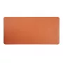 LUMIVIDA HS084936 Große PVC-Leder-Schreibtischunterlage, 1200x600 mm, Orange