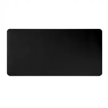LUMIVIDA Großes PVC-Leder-Mauspad mit rutschfester Gummibasis, 1200x600mm, Schwarz