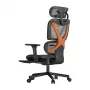 LUMIVIDA PREMIUM Ergonomischer Bürostuhl mit hoher Rückenlehne, Kopfstütze, 3D-Armlehnen und Synchron-Mechanik