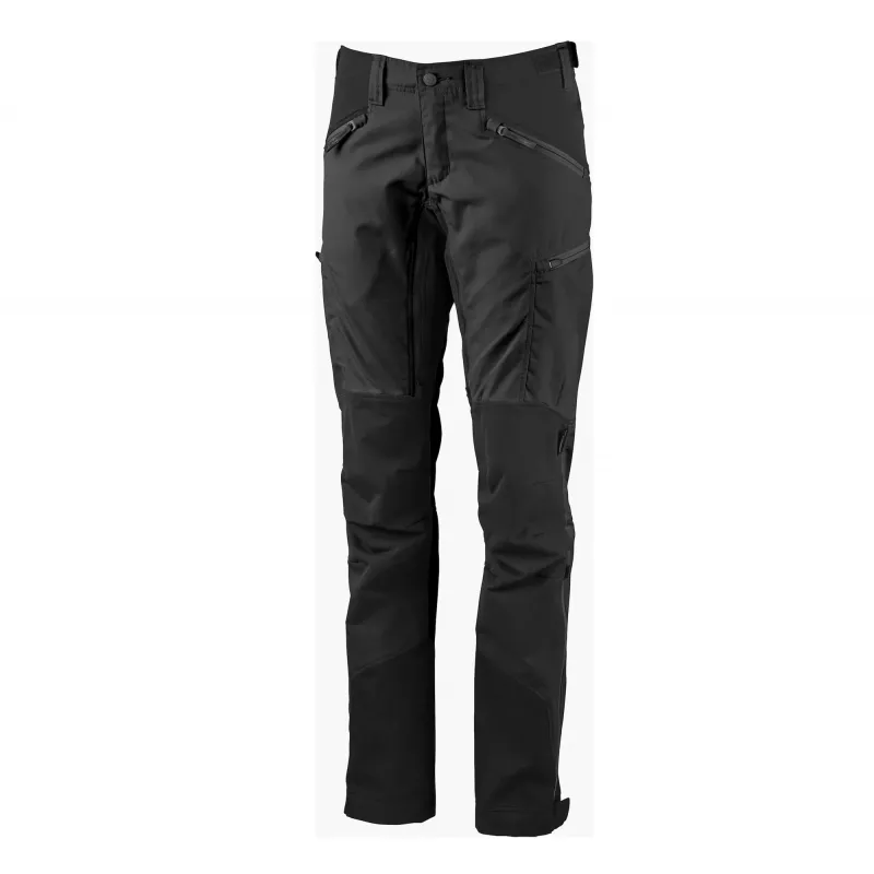 Lundhags Makke Stretch Hybrid Damen Wanderhose Schwarz