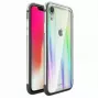 Luphie Apple iPhone XR Aurora Condom Aluminium Frame + TPU Case Silver