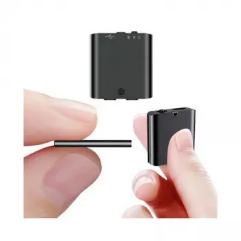 LUXURY-GOODS JNN Q63 32GB Diktiergerät mit Zinklegierungsgehäuse, DSP-Rauschunterdrückung, Sprachaktivierung, 30h Akku