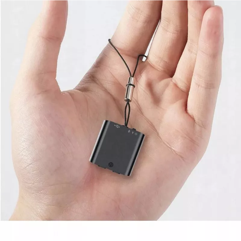 LUXURY-GOODS JNN Q63 32GB Diktiergerät mit Zinklegierungsgehäuse, DSP-Rauschunterdrückung, Sprachaktivierung, 30h Akku