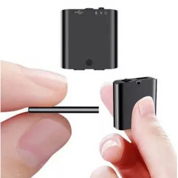 LUXURY-GOODS JNN Q63 32GB Diktiergerät mit Zinklegierungsgehäuse, DSP-Rauschunterdrückung, Sprachaktivierung, 30h Akku