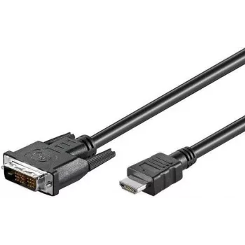 M-CAB Wentronic Goobay HDMI-auf-DVI-D-Kabel, Schwarz, 3 m - 19-Pin HDMI-Stecker auf DVI-D (18+1) Stecker (50581)