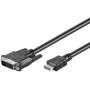 M-CAB Wentronic Goobay HDMI-auf-DVI-D-Kabel, Schwarz, 3 m - 19-Pin HDMI-Stecker auf DVI-D (18+1) Stecker (50581)