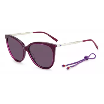 M Missoni Damen-Sonnenbrille MMI0119SFGV Havanna Braun Butterfly Acetatrahmen mit braunen Gradient-Polycarbonatgläsern UV400 58mm