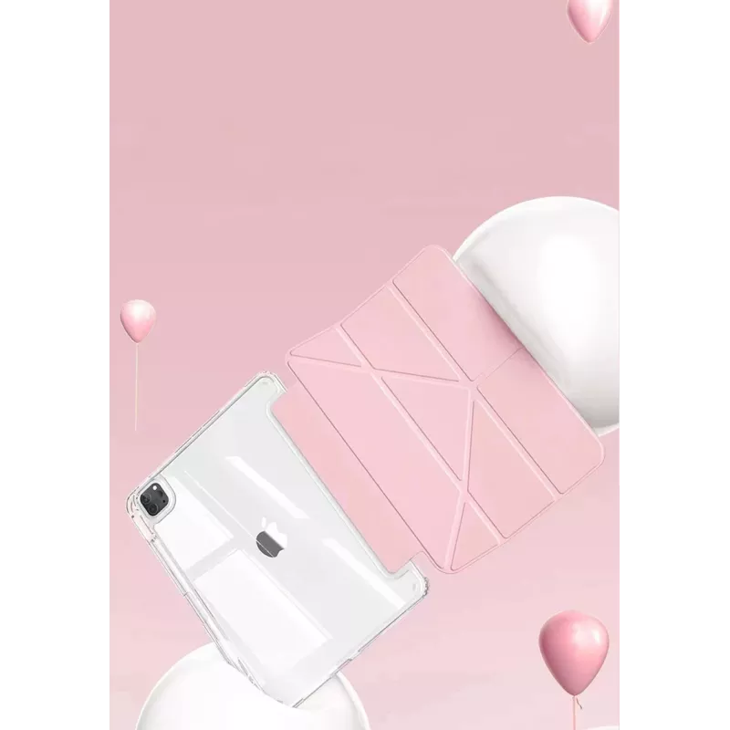 MACHINO TAB Case für iPad Pro 2/3/4 11 2020/2021/2022 und iPad Air 4/5 10.9 und iPad Air 11 (2024) Pink