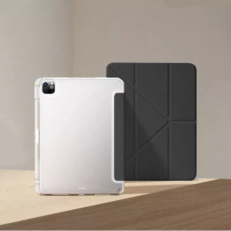 MACHINO TAB Case für iPad Pro 2/3/4 11 2020/2021/2022 und iPad Air 4/5 10.9 und iPad Air 11 (2024) Schwarz