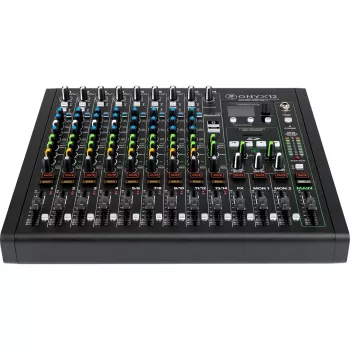 Mackie ONYX 12 12-Kanal Analogmischer mit USB-Schnittstelle, Schwarz