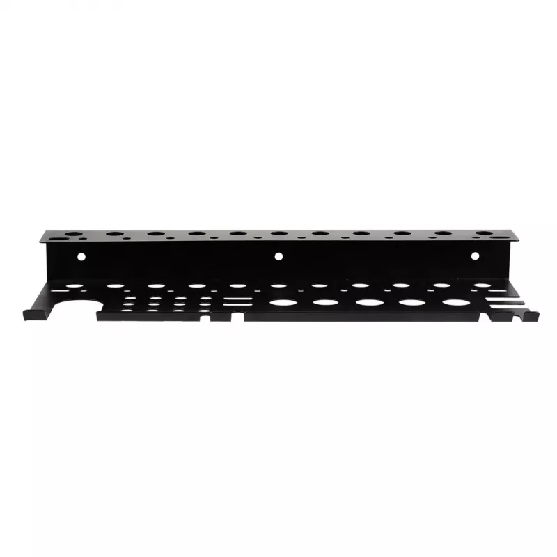 MACLEAN MC-141 Wandmontierter Werkzeug-Organizer mit 20 Behältern und 11 Haken, Schwarz/Rot, 800x400x195 mm