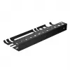 MACLEAN MC-141 Wandmontierter Werkzeug-Organizer mit 20 Behältern und 11 Haken, Schwarz/Rot, 800x400x195 mm