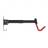 MACLEAN MC-172 Horizontaler Wandmontierter Fahrradträger, Stahl, 30 kg Belastung, Verstellbarer Winkel, Klappbar, Schwarz