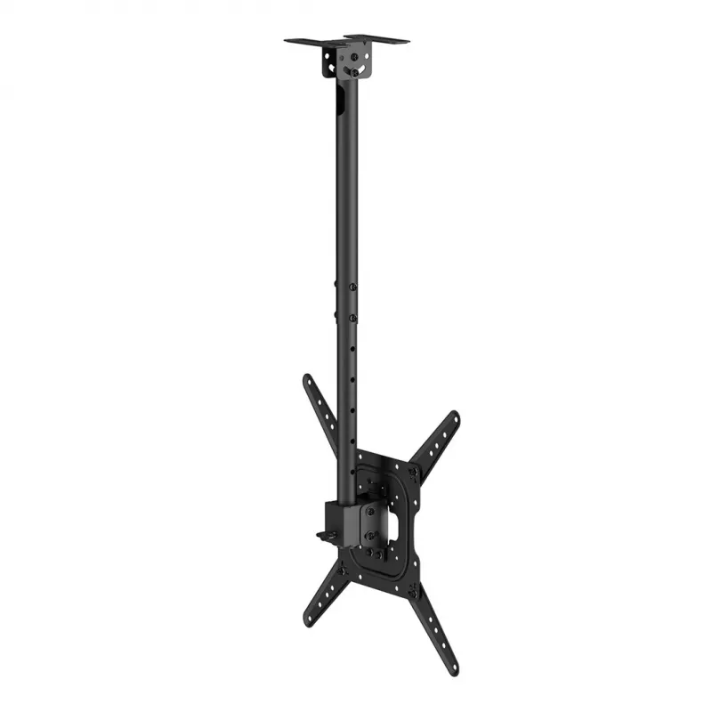Maclean MC-174 Deckenhalterung für 23-55 Zoll Fernseher, 35 kg, VESA 400x400, Schwarz