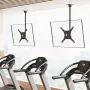 Maclean MC-174 Deckenhalterung für 23-55 Zoll Fernseher, 35 kg, VESA 400x400, Schwarz