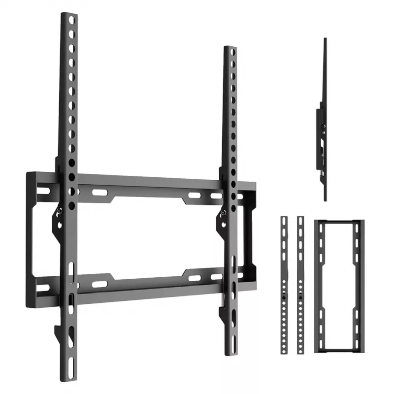 MACLEAN MC-187 Neigbarer TV-Wandhalterung für 32-75 Zoll Bildschirme, VESA bis 400x400, 45 kg, Schwarz