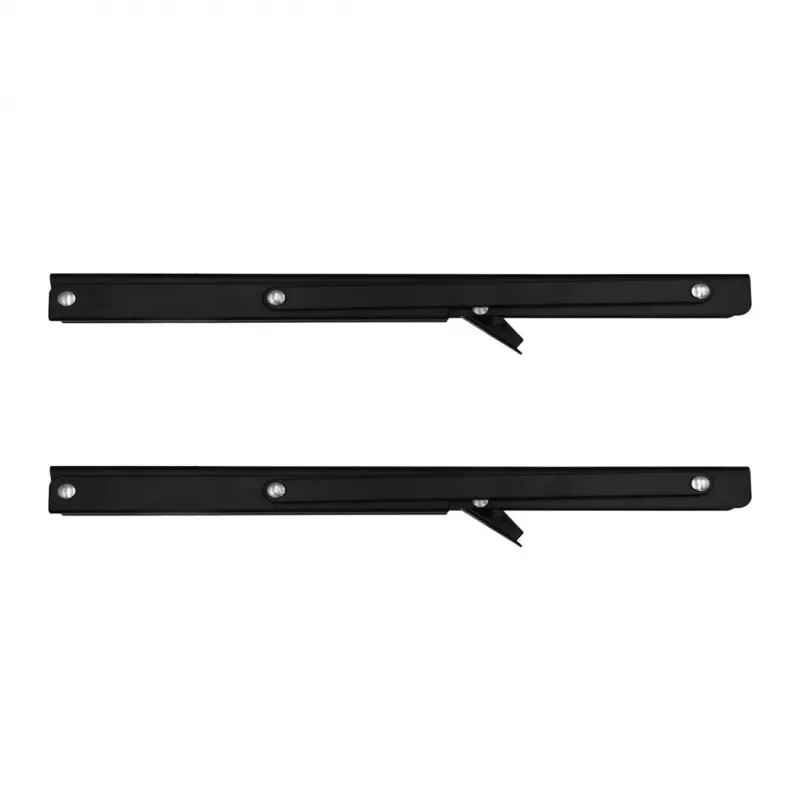 MACLEAN MC-195 Klappbarer Wandregalträger Paar Weiß Stahl 60kg
