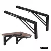 MACLEAN MC-196 Klappbarer Wandregalträger 300mm 60kg Weiß pulverbeschichteter Stahl