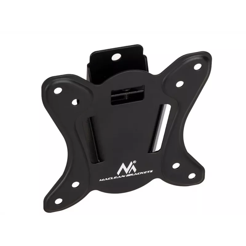 Maclean MC-715 Feste TV-Wandhalterung für 13-27 Zoll LCD LED Plasma-Bildschirme, VESA 75x75 100x100, 20 kg, Schwarz