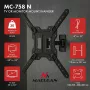 Maclean MC-758 N Festhalterung für 23-65 Zoll Fernseher und Monitore, 30 kg, VESA 400x400, Schwarz