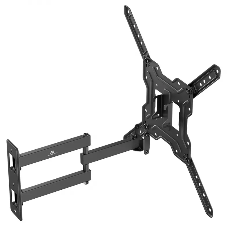 Maclean MC-759 N Feste TV-/Monitor-Wandhalterung für 23–65 inch Bildschirme, 30 kg, VESA bis 400x400, Schwarz