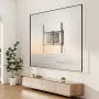 MACLEAN MC-881 N Feste TV-Wandhalterung für 37-90 Zoll Bildschirme, VESA bis 600x400, 65 kg Belastung, Schwarz