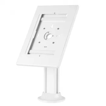 Maclean MC-908W Sicherer Tablet-Halter-Ständer mit Schlüsselschloss für 9,7-10,5 inch Tablets, Desktop, Schwarz