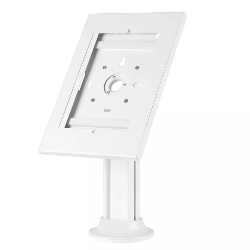 Maclean MC-908W Sicherer Tablet-Halter-Ständer mit Schlüsselschloss für 9,7-10,5 inch Tablets, Desktop, Schwarz