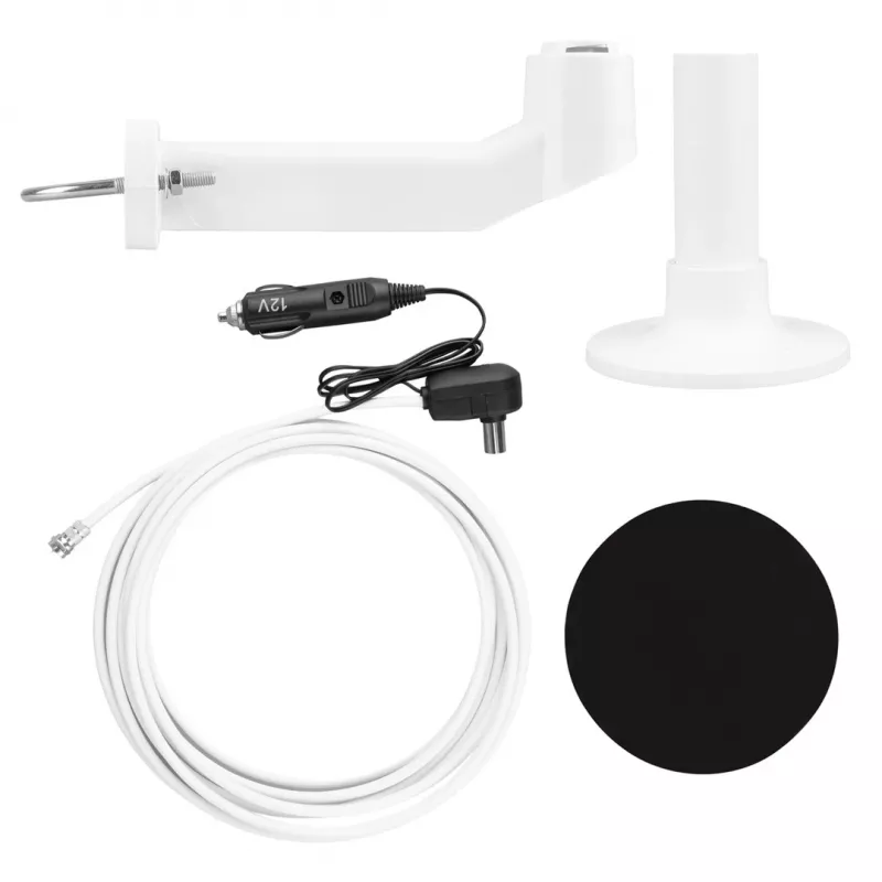 Maclean MCTV-103 Aktive Rundumantenne für DVB-T/T2 HEVC für Wohnmobil, 12V