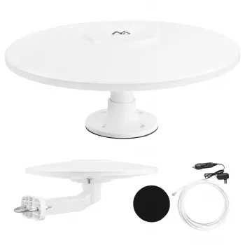 Maclean MCTV-103 Aktive Rundumantenne für DVB-T/T2 HEVC für Wohnmobil, 12V