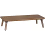 Maclean Holz-Monitor-/Laptop-Ständer, (500x240x120mm), Nussbaum schwarz, max. 20kg, MC-930