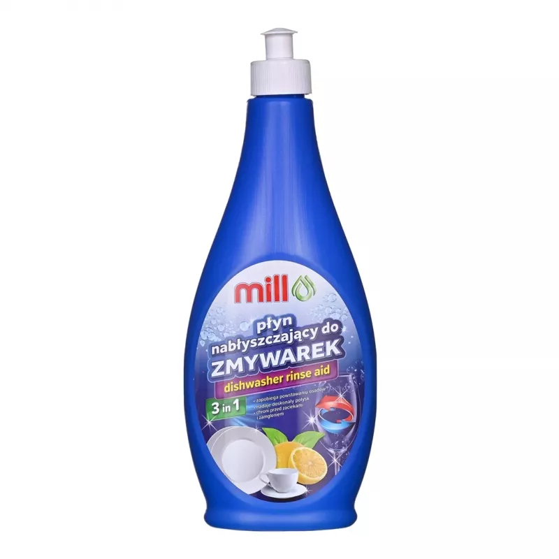 MADONIS Mill Geschirrspülmittel-Set - 3 Teile (Zitronen-Spülmittel, Geschirrspülmaschinen-Flüssigkeit, Salz)