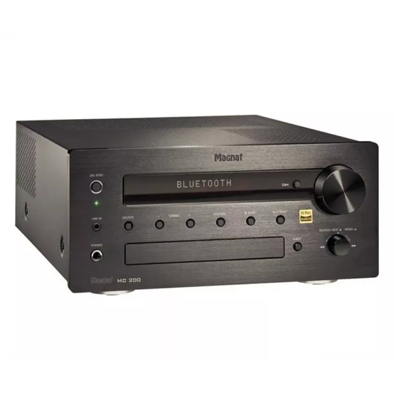MAGNAT MC-200 Stereo-Verstärker mit Bluetooth 5.0, Wi-Fi, DAB+ und Phono-MM-Eingang
