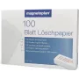 MAGNETOPLAN HOLTZ Radierpapier für Tafelwischer Grau 100 Blatt (12296)