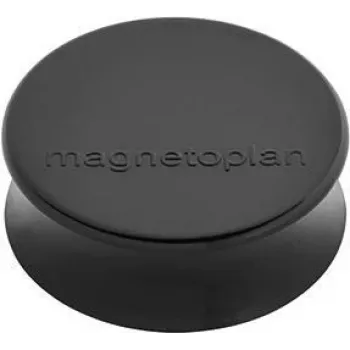 MAGNETOPLAN HOLTZ Ergo große Magnete Schwarz 34 mm 10er-Pack 1665012