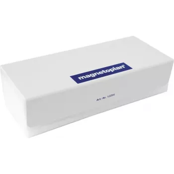 MAGNETOPLAN HOLTZ Magnetischer Whiteboard-Radierer mit austauschbarem Papier, Grau (12295)