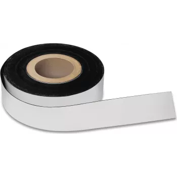 MAGNETOPLAN HOLTZ magnetoplan Magnetband, PVC, Weiß, 20 mm x 30 m, 0,6 mm dick, zum Beschriften von Planungstafeln (51053320)
